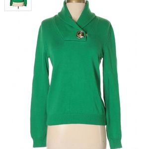 Lauren Ralph Lauren Emerald Green Sweater Size S